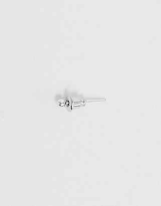 ASOS DESIGN DESIGN pack of 3 tiny stud earrings in silver tone