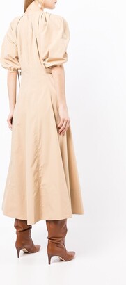 3.1 Phillip Lim Puff-Sleeve Mid-Length Dress