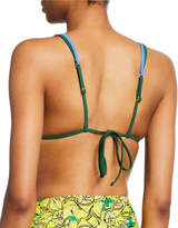 Thumbnail for your product : Diane von Furstenberg Marion Triangle Bikini Top