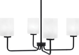 Breakwater Bay Amarmula 4 Light Chandelier Matte & Graphite Finish 3.5\