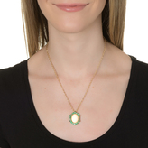 Thumbnail for your product : Emily and Ashley Small Ruffle Locket with Emeralds