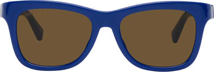 Balenciaga Men's Blue Eyewear | ShopStyle