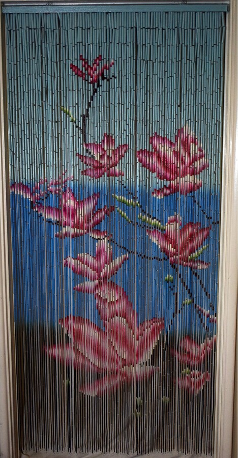 Bamboo54 Handmade Tropical Clifts Bamboo Beaded Curtain - ShopStyle Panels