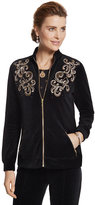Thumbnail for your product : Chico's Velour Embellished Novelty Jacket