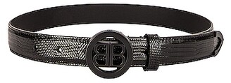 Balenciaga Circled BB Belt in Black