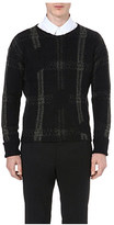 Thumbnail for your product : Cerruti Paris Checked knitted jumper