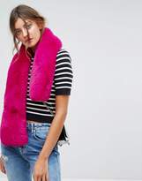 Thumbnail for your product : New Look Pink Faux Fur Stole