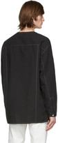 Thumbnail for your product : Lemaire Black Long Sleeve Henley