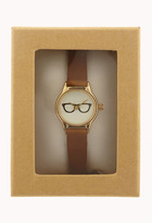 Thumbnail for your product : Forever 21 Playful Glasses Watch