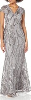 Thumbnail for your product : Adrianna Papell Women's Sequin Embroidery Gown