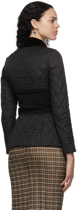 Burberry Black Quilted Pettaugh Jacket