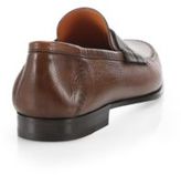 Thumbnail for your product : Santoni Twist Keeper Leather Loafers