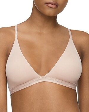Calvin Klein Form to Body Lightly Lined Triangle Bralette - ShopStyle Bras
