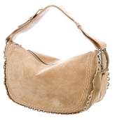 Thumbnail for your product : Christian Dior Studded Suede Hobo