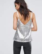 Thumbnail for your product : Club L Allover Sequin Cami Top