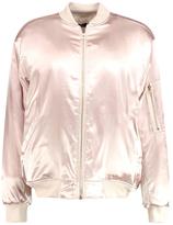 Thumbnail for your product : boohoo Boutique Evie Satin Bomber Jacket