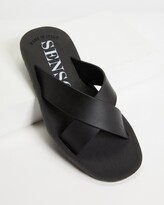 Thumbnail for your product : Senso Black Flat Sandals - Franky
