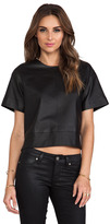 Thumbnail for your product : Alexander Wang T by Lightweight Leather Tee