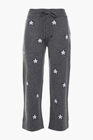 Thumbnail for your product : Chinti and Parker Cropped Intarsia Wool And Cashmere-blend Track Pants
