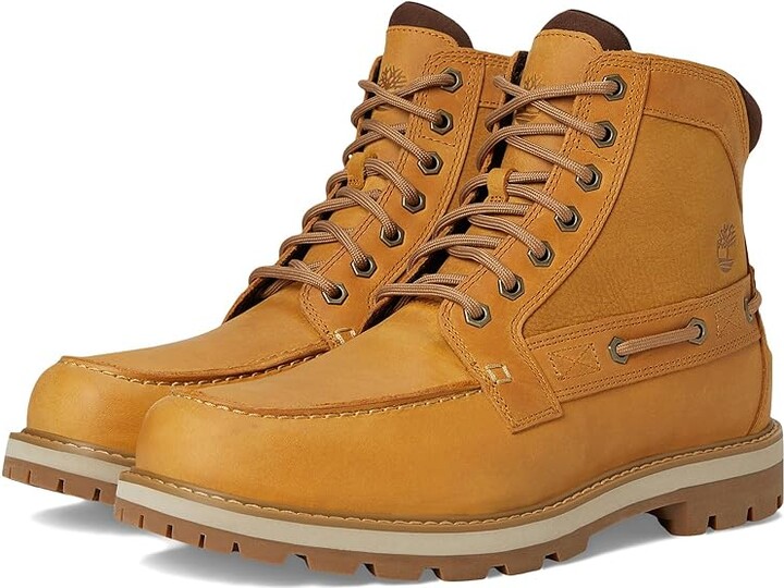Timberland Britton Road Mid Lace Up Waterproof Men's Boots Wheat Full Grain : 8 D - Medium Leather