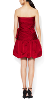 Thumbnail for your product : Valentino Silk Strapless Cocktail Dress