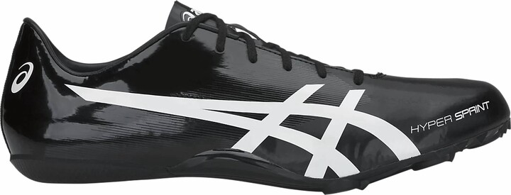 Asics Men's Hyper Sprint 7 Track Shoes In Black/white