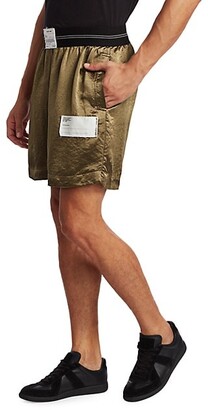 Helmut Lang Satin Warm-Up Shorts