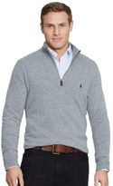 Thumbnail for your product : Polo Ralph Lauren Big & Tall Merino Wool Half-Zip Sweater