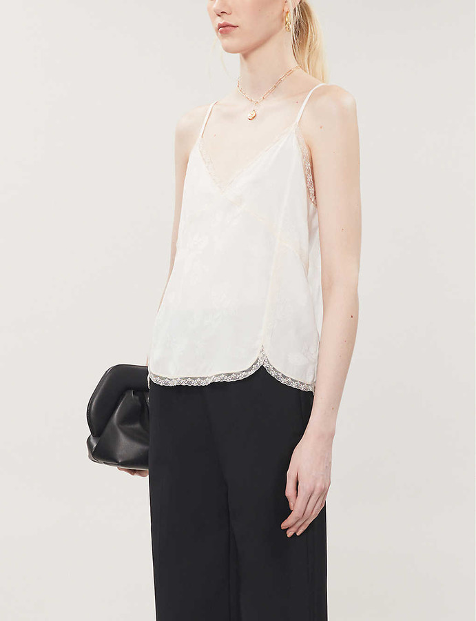 Zadig & Voltaire Christy silk cami top - ShopStyle