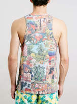 Thumbnail for your product : Topman Multi Floral Girls Tank