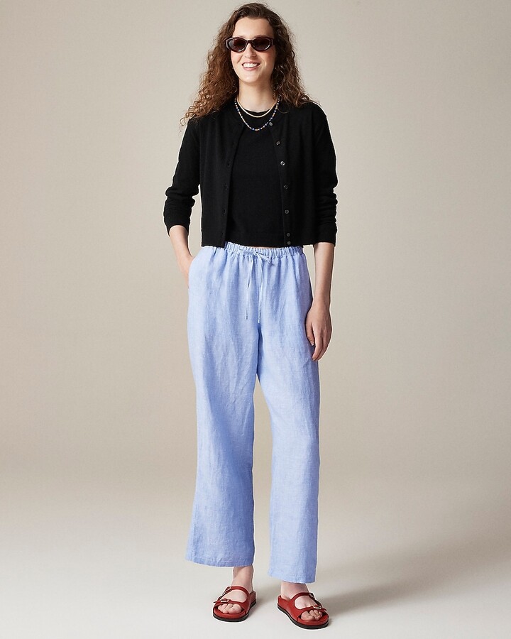 J.Crew Tall new Soleil pant in linen