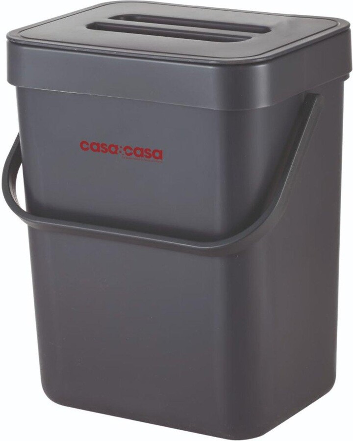 Casa and Casa Brampton 5L Recycle Bin Slate ShopStyle Home Office Accessories