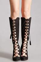 Thumbnail for your product : Forever 21 MIA Faux Suede Lace-Up Boots