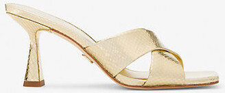 【Michael Kors】Clara llic Snake Embossed Leather Mule Clara Metallic Snake Embossed Leather Mule | Michael Kors [US]