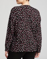 Thumbnail for your product : Jones New York Collection Plus Heart Print Blouse