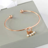 Thumbnail for your product : Joy by Corrine Smith 40th Birthday Pearl Charm Bangle