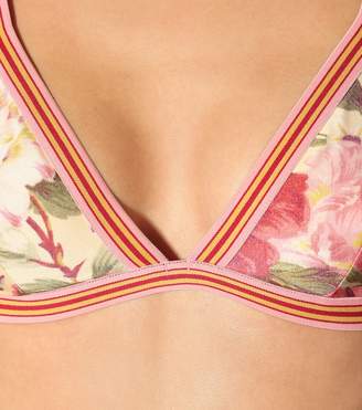 Zimmermann Honour floral bikini top