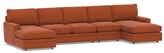 Thumbnail for your product : Pottery Barn Pearce Square Arm Upholstered 4-Piece U-Shaped Chaise Sectional
