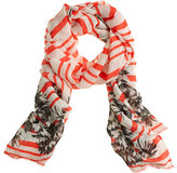 Thumbnail for your product : J.Crew Photo floral stripe scarf