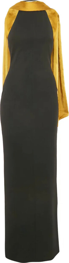SOLACE London Dahlia crepe maxi dress
