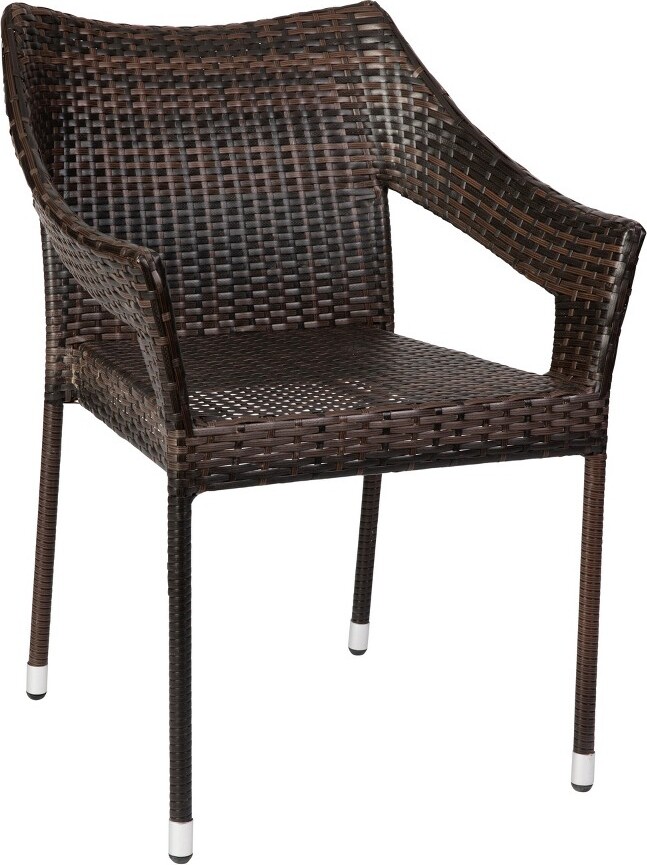 Emma and Oliver AllWeather Indoor/Outdoor Stacking Patio Dining Chair