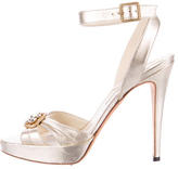 Thumbnail for your product : Brian Atwood Embellished Platform Sandals