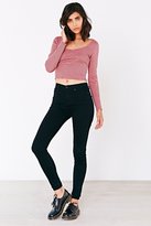 Thumbnail for your product : UO 2289 UO Stripe Cropped Tee