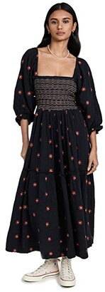 Free People Dahlia Embroidered Dress