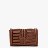 Thumbnail for your product : Anya Hindmarch Neeson Cedar Leather Woven Cross-Body Bag