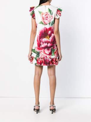 Dolce & Gabbana floral print shift dress