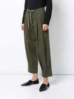 Thumbnail for your product : Y's high waist drawstring trousers