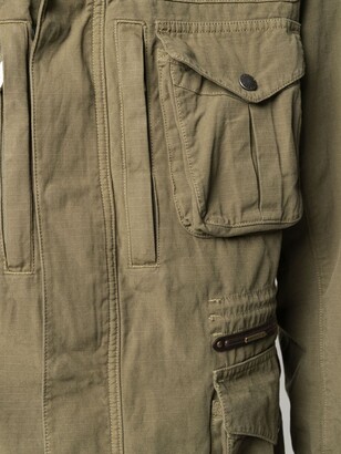 Barbour Pocket-Detail Zip-Up Jacket