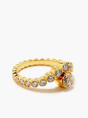 Sophie Bille Brahe Celestine Grace Diamond & 18kt Gold Ring - Yellow Gold