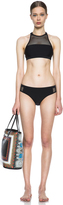 Thumbnail for your product : Alexander Wang T by Mesh Polyamide-Blend Combo Swim Bottoms in Black